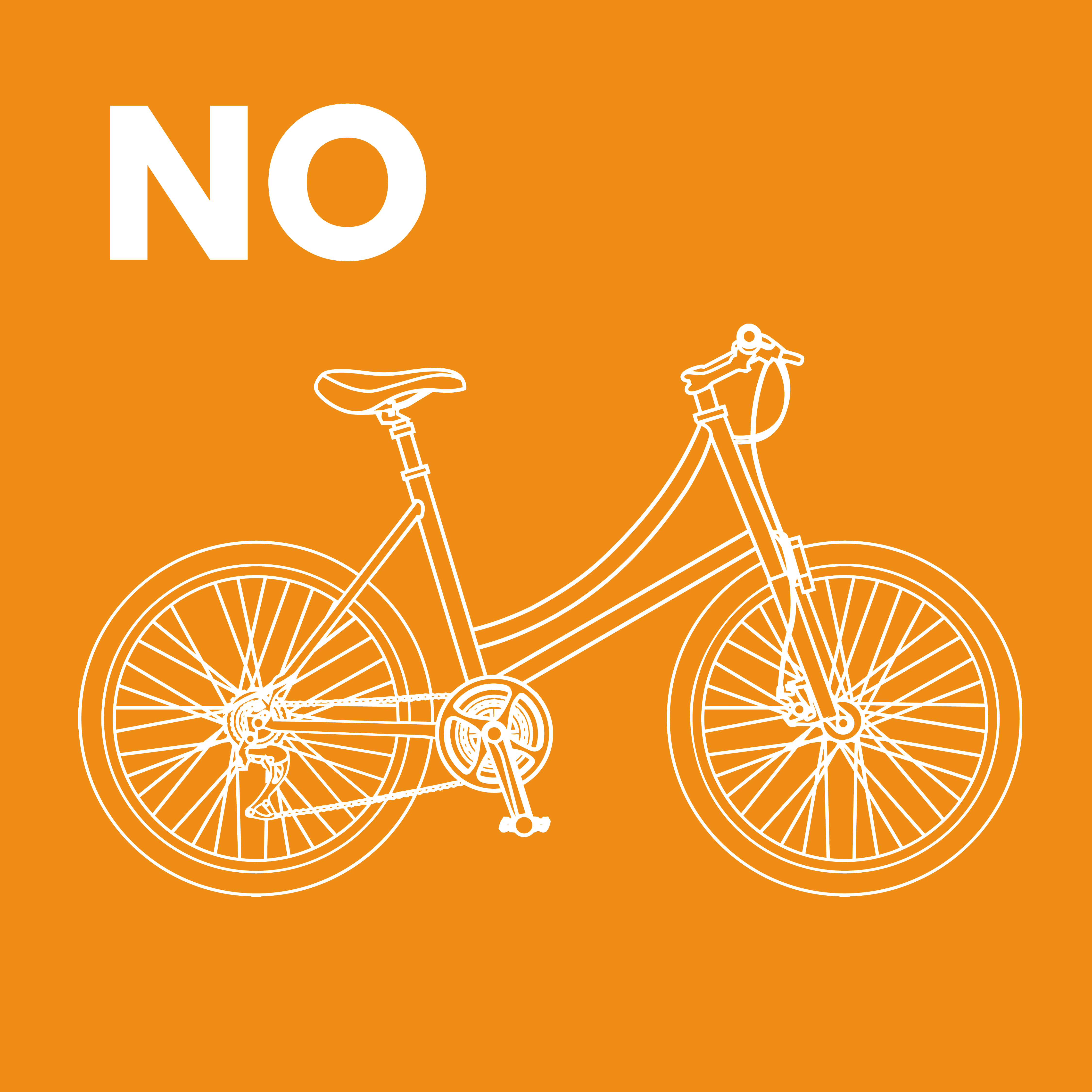 Bike without top tube